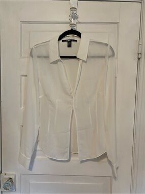 Ksubi White Sheer Long-Sleeve Button-Down Shirt